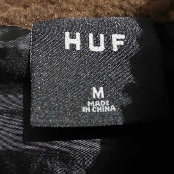 HUF Brown and Black Performance Jacket - Picture 4 of 5